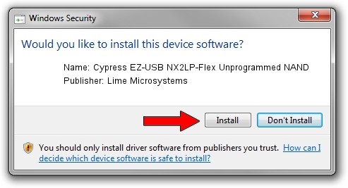 Lime Microsystems Cypress EZ-USB NX2LP-Flex Unprogrammed NAND driver download 4326460