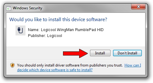 Logicool Logicool WingMan RumblePad HID driver installation 1250513