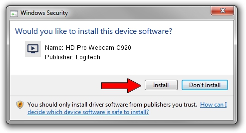 Beskatning Døde i verden Ende Download and install Logitech HD Pro Webcam C920 - driver id 1468717