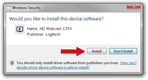 and install Logitech HD Webcam C310 - driver 1212033