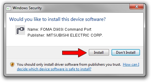 MITSUBISHI ELECTRIC CORP. FOMA D903i Command Port driver download 1817784