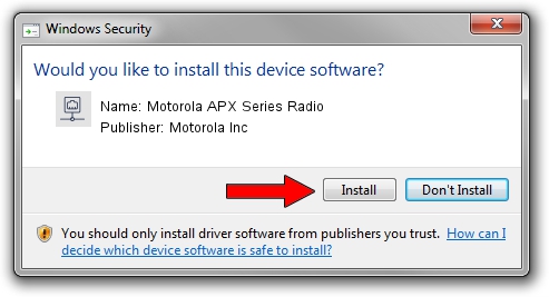 Motorola Inc Motorola APX Series Radio setup file 1638018
