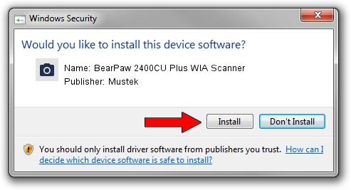 Mustek BearPaw 2400CU Plus WIA Scanner driver download 991672