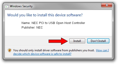 NEC NEC PCI to USB Open Host Controller driver download 1746295