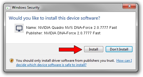 NVIDIA DNA-Force 2.0.7777 Fast NVIDIA Quadro NVS DNA-Force 2.0.7777 Fast driver installation 1158799