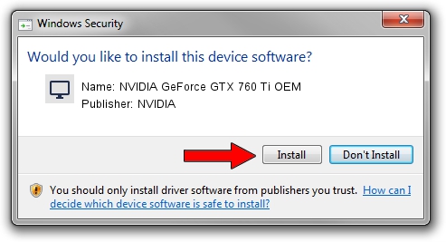 NVIDIA NVIDIA GeForce GTX 760 Ti OEM driver download 1373174