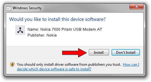 Nokia Nokia 7500 Prism USB Modem AT setup file 1713270