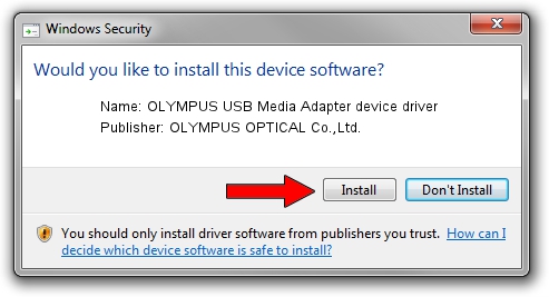 OLYMPUS OPTICAL Co.,Ltd. OLYMPUS USB Media Adapter device driver driver installation 2168604