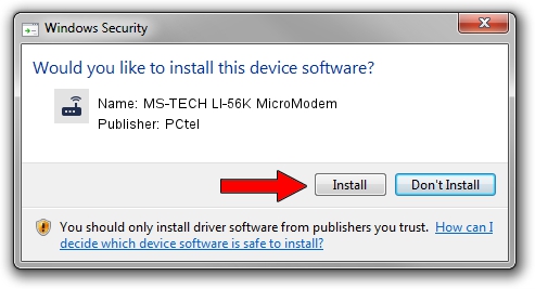 PCtel MS-TECH LI-56K MicroModem driver download 2016845