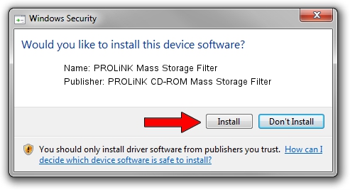 PROLiNK CD-ROM Mass Storage Filter PROLiNK Mass Storage Filter driver download 3735614