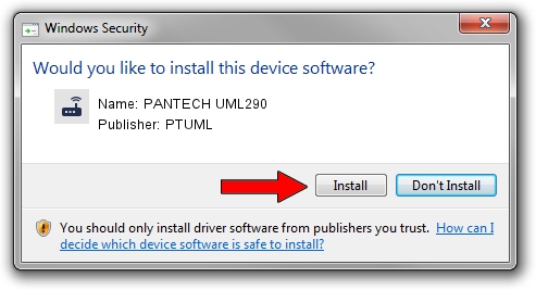 PTUML PANTECH UML290 driver download 1256447