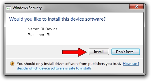 RI RI Device driver installation 4338868