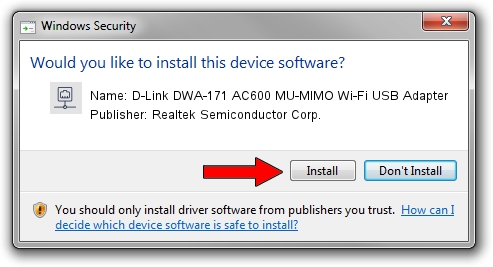 Realtek Semiconductor Corp. D-Link DWA-171 AC600 MU-MIMO Wi-Fi USB Adapter driver installation 4316531