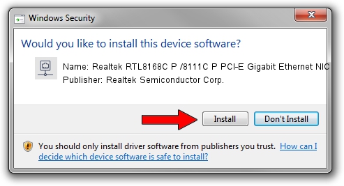 Realtek Semiconductor Corp. Realtek RTL8168C P /8111C P PCI-E Gigabit Ethernet NIC driver download 1021966