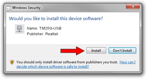 Realtek TM25G-USB driver installation 4649851