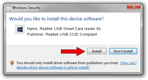 Realtek USB CCID Compliant Realtek USB Smart Card reader 69 driver installation 4055129
