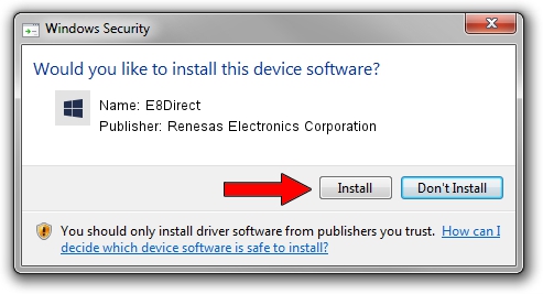 Renesas Electronics Corporation E8Direct driver download 2713715