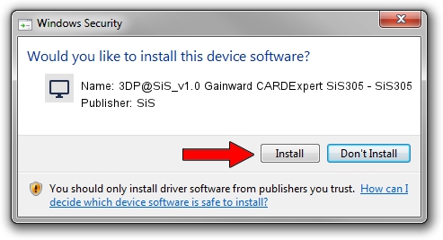 SiS 3DP@SiS_v1.0 Gainward CARDExpert SiS305 - SiS305 driver download 1519542