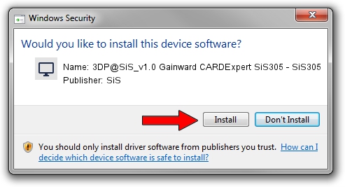 SiS 3DP@SiS_v1.0 Gainward CARDExpert SiS305 - SiS305 driver download 1519542