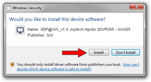SiS 3DP@SiS_v1.0 Joytech Apollo 3DVR305 - SiS305 driver installation 1519538