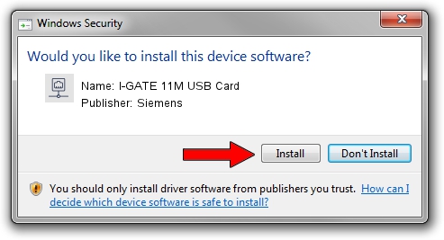 Siemens I-GATE 11M USB Card driver download 1676777