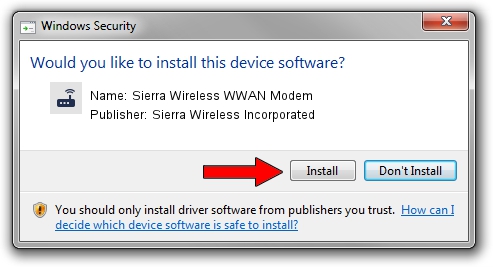 Sierra Wireless Incorporated Sierra Wireless WWAN Modem setup file 1054005