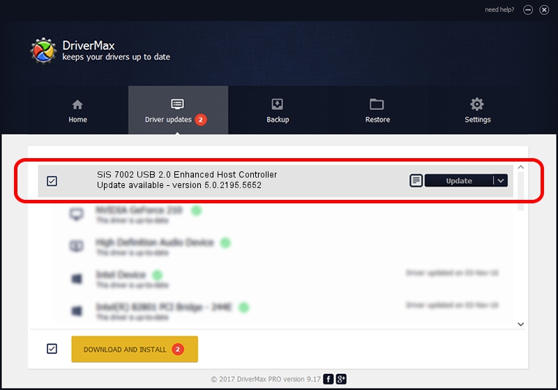 Silicon Integrated Systems Corp. SiS 7002 USB 2.0 Enhanced Host Controller driver setup 1515915 using DriverMax