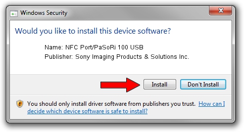 Sony Imaging Products & Solutions Inc. NFC Port/PaSoRi 100 USB setup file 4338801