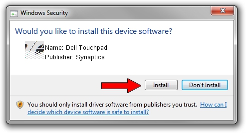 Synaptics Dell Touchpad setup file 53164