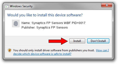 Synaptics FP Sensors Synaptics FP Sensors WBF PID=0017 driver installation 676922