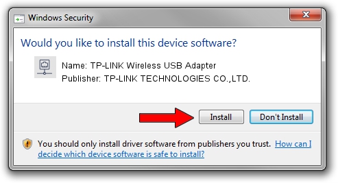 TP-LINK TECHNOLOGIES CO.,LTD. TP-LINK Wireless USB Adapter driver installation 3727027