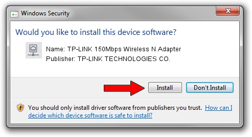 TP-LINK TECHNOLOGIES CO. TP-LINK 150Mbps Wireless N Adapter driver download 2012310