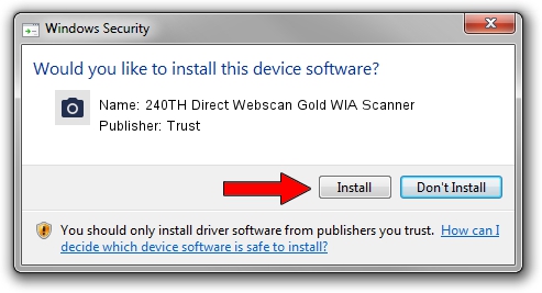Trust 240TH Direct Webscan Gold WIA Scanner driver installation 1983624