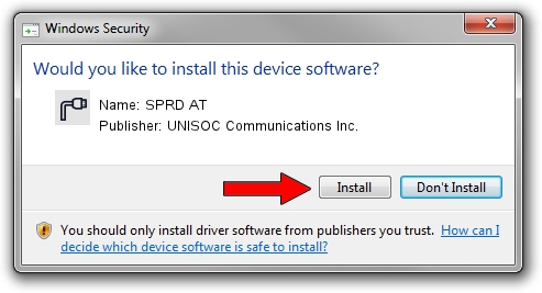 UNISOC Communications Inc. SPRD AT driver installation 4544953