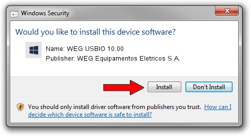 WEG Equipamentos Eletricos S.A. WEG USBIO 10.00 driver installation 4454365
