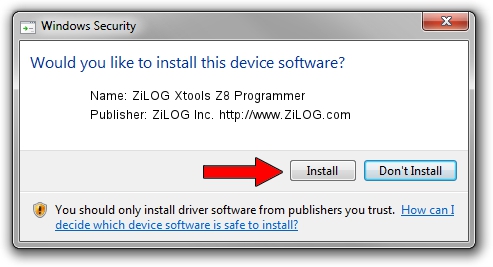 ZiLOG Inc. http://www.ZiLOG.com ZiLOG Xtools Z8 Programmer driver download 965470