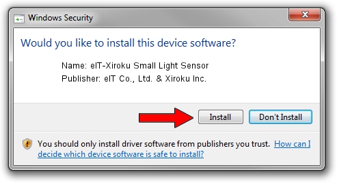 eIT Co., Ltd. & Xiroku Inc. eIT-Xiroku Small Light Sensor setup file 938140